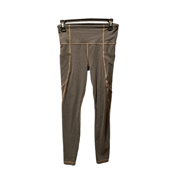 Athleta Salutation Stash Pocket Leggings in Gray - Picture 1 of 6